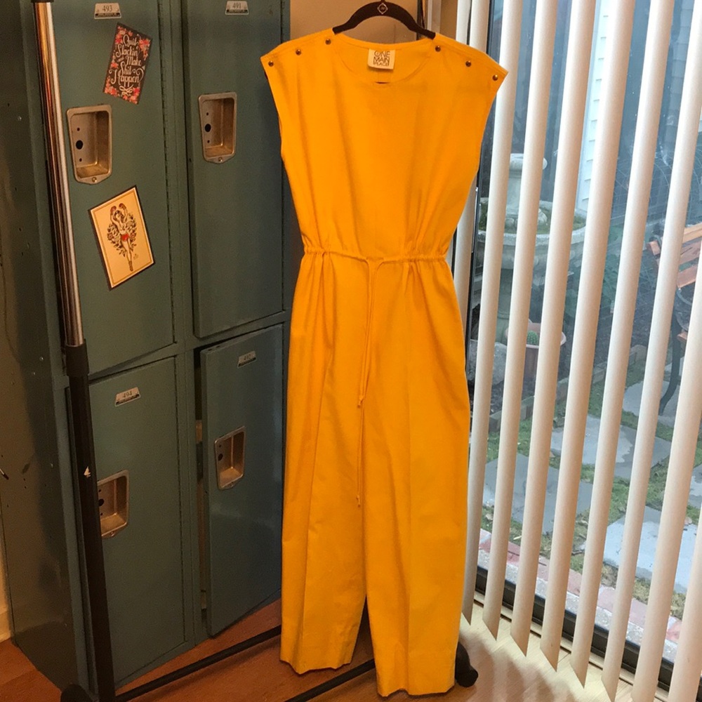 Vintage Yellow Jumper Jumpsuit 🍀